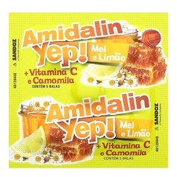 Amidalin Past Cartela 5 Und  Mel/limao