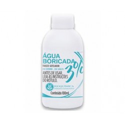 Agua Boricada 3% 100ml Gotejador Rioquim