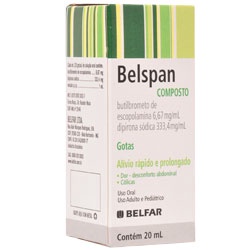 Belspan Composto 20ml Gotas Escopol+dipi
