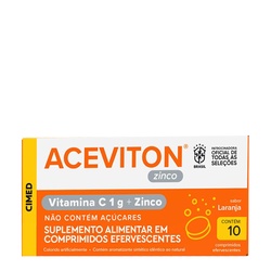 Aceviton 1g 10cp Eferv Vitamina C+zinco