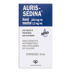 Auris Sedina 10ml Sol Otolog Fenol+mento