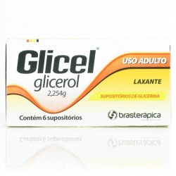 Sup Glicel Sup. Glicerina Adulto 6 Unid