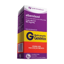 Albendazol Susp 10ml 400mg Pratidon Gene