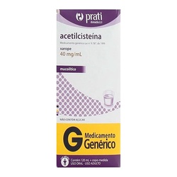 Acetilcisteina Xpe 40mg/ml 120ml Pratid