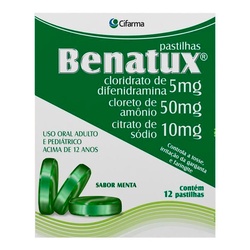 Benatux Menta 12past Difenid+amonio+citr