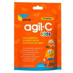 Agil C Kids 25past Vitamina C Sabor Lara