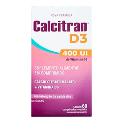 Calcitran D3 60cp 600mg Calcio+d3