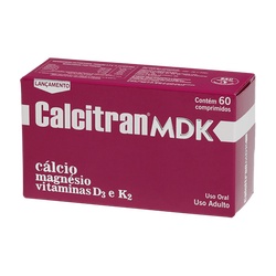 Calcitran Mdk 60cp Magnesio+vit D+ Vit K