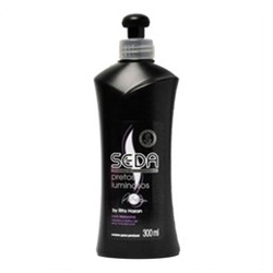 Creme Seda Pentear Pretos Luminosos