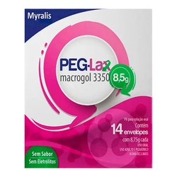 Peg Lax Macrogol 3350 14env 8,5g Limao