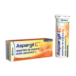 Aspargil C 10cp Eferv Arginina+vit C ***